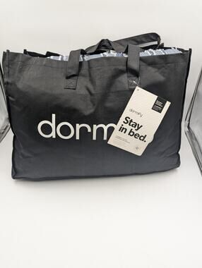 Dormify Chambray Eyelash Twin/Twin XL Comforter & Sham Set With Carry Bag